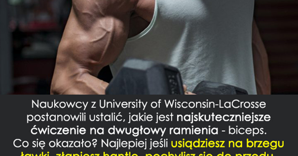 Oto Najlepsze Wiczenie Na Biceps Fitwiedza Pl