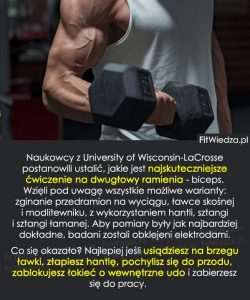 Oto Najlepsze Wiczenie Na Biceps Fitwiedza Pl